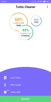 Clean Master (Boost Antivirus) android App screenshot 1