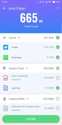 Clean Master (Boost Antivirus) android App screenshot 3